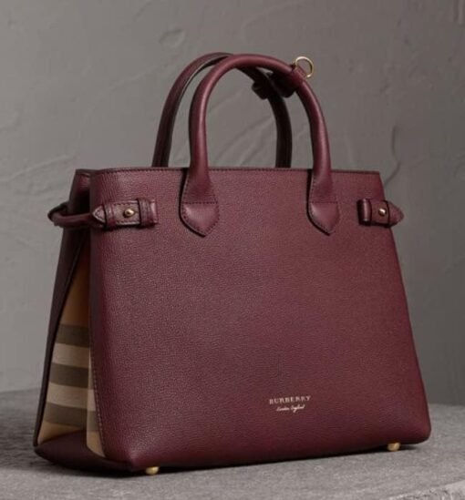 BURBERRY TOTE BAG,2-WAY LEATHER - Image 2