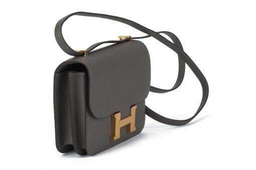 HERMÈS MINI CONSTANCE 18 GRIS MEYER - Image 3