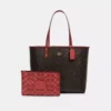 COACH CITY TOTE IB BLOCKED SIGNATURE CANVAS