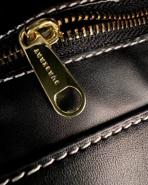 BURBERRY MINI CHECKERED LEATHER TOTE BAG - Image 4
