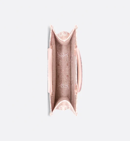 DIOR BOOK TOTE BAG (PEACH BLOSSOM PINK) - Image 2