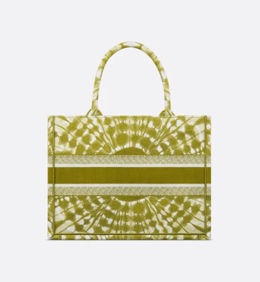 DIOR BOOK TOTE BAG (PERIDOT GREEN TIE) - Image 2
