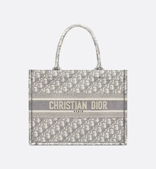 DIOR BOOK TOTE BAG (ECRU GREY)
