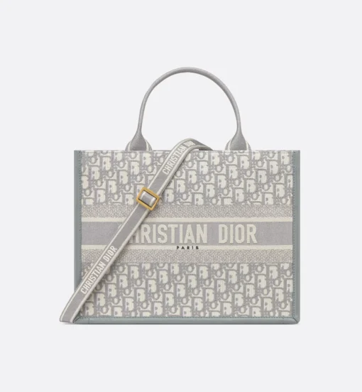 DIOR BOOK TOTE BAG (GREY)
