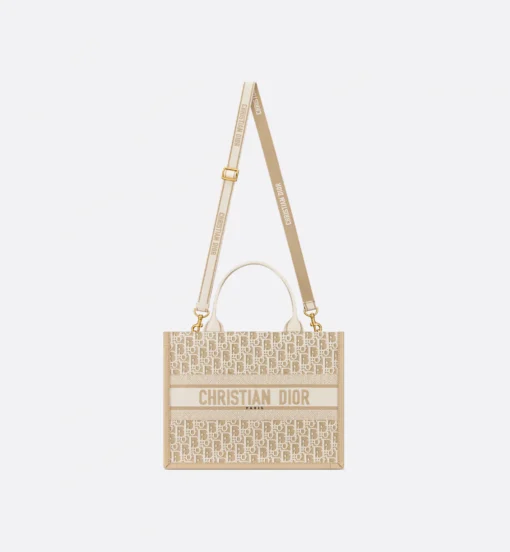 DIOR BOOK TOTE BAG (NATURAL DIOR OBLIQUE) - Image 4