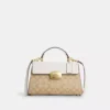 COACH ELIZA TOP HANDLE  - LIGHT KHAKI