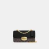 COACH ELIZA FLAP CROSSBODY IN SIGNATURE CANVAS