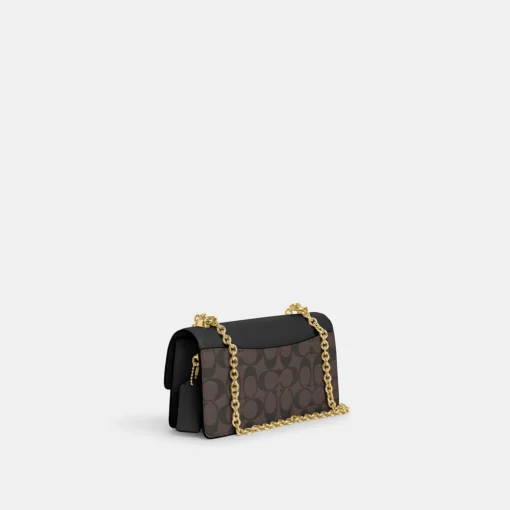 COACH ELIZA FLAP CROSSBODY IN SIGNATURE CANVAS - Image 2