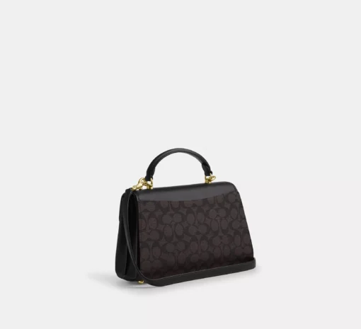 COACH ELIZA TOP HANDLE BAG - WALNUT - Image 2