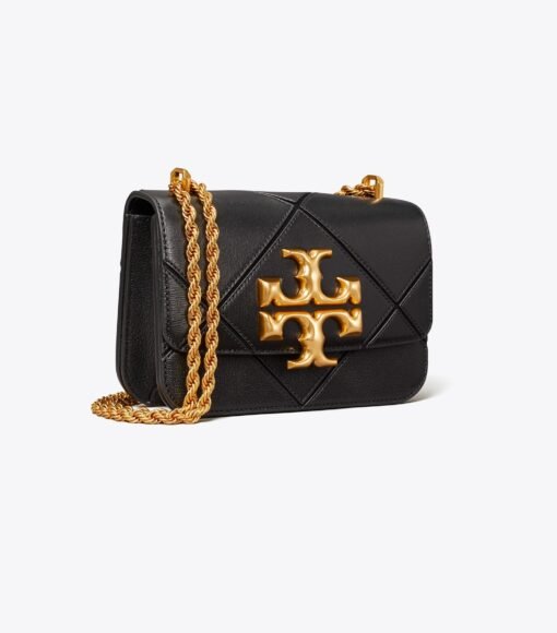 TORY BURCH ELEANOR SMALL BAG - BLACK GOLD - Image 3