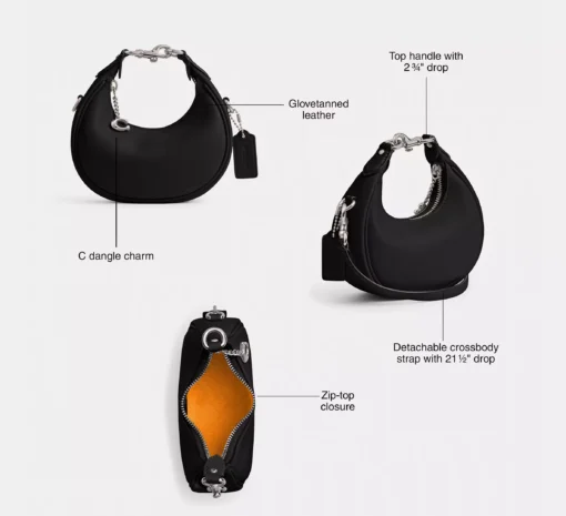 COACH JONIE BAG - BLACK - Image 6