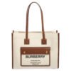 BURBERRY  BEIGE/BROWN SMALL FREYA TOTE