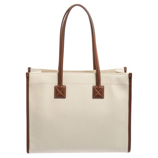 BURBERRY  BEIGE/BROWN SMALL FREYA TOTE - Image 3