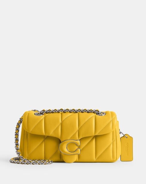 COACH TABBY QUILTED SHOULDER BAG (YELLOW)
