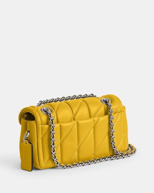 COACH TABBY QUILTED SHOULDER BAG (YELLOW) - Image 3