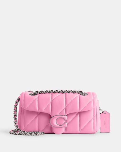 COACH TABBY QUILTED SHOULDER BAG (PINK)