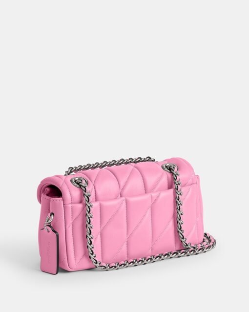 COACH TABBY QUILTED SHOULDER BAG (PINK) - Image 3