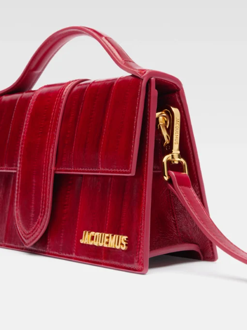 JACQUEMUS THE LARGE BAMBINI (DARK RED) - Image 5