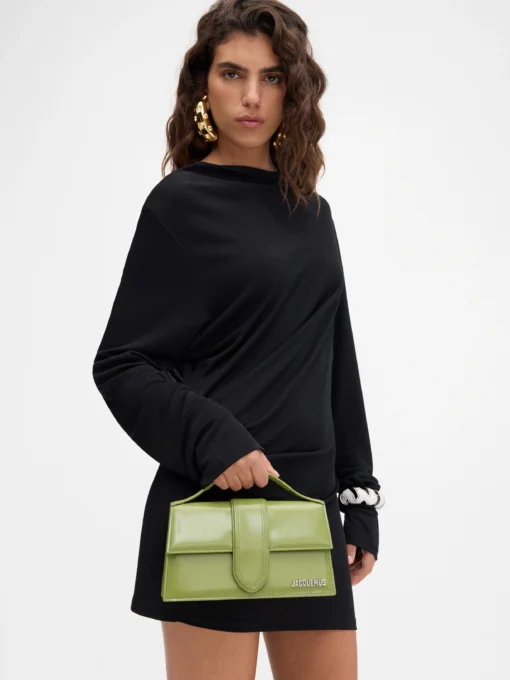 JACQUEMUS THE LARGE BAMBINI (GREEN) - Image 2