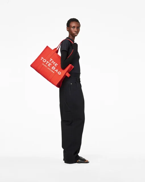 MARC JACOBS THE CANVAS LARGE TOTE BAG (ORANGE) - Image 2