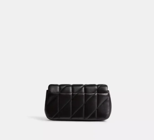 COACH TABBY QUILTED SHOULDER BAG (BLACK) - Image 6
