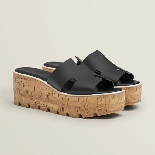 HERMES EZE 30 SANDAL (BLACK) - Image 3