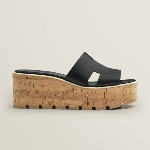 HERMES EZE 30 SANDAL (BLACK) - Image 5