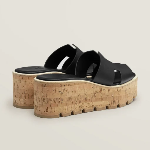 HERMES EZE 30 SANDAL (BLACK) - Image 4