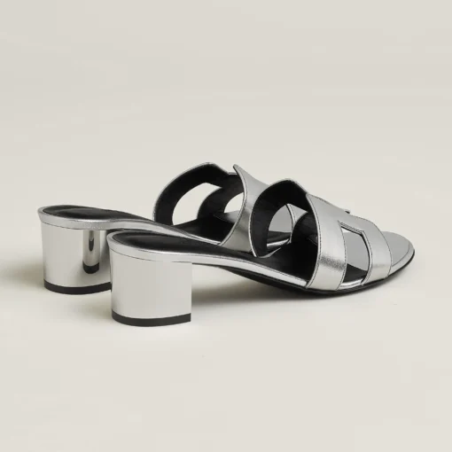 HERMES ORAN SANDAL (SILVER) - Image 3