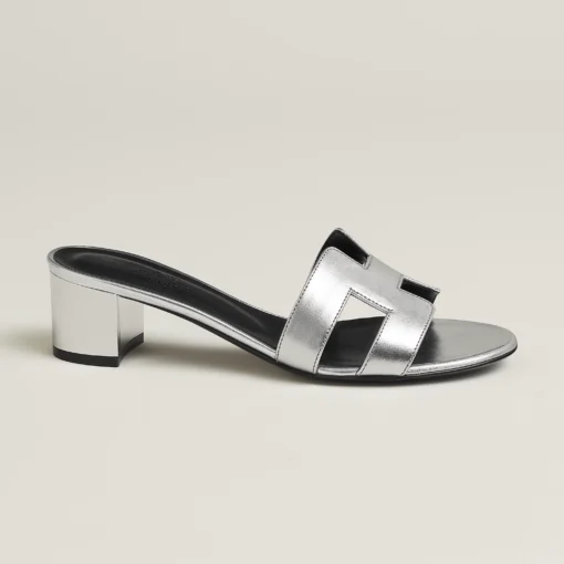 HERMES ORAN SANDAL (SILVER) - Image 2