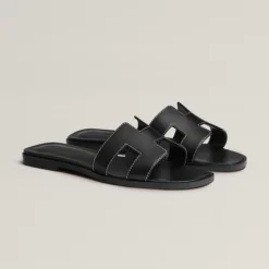 HERMES ORAN SANDAL (BLACK)