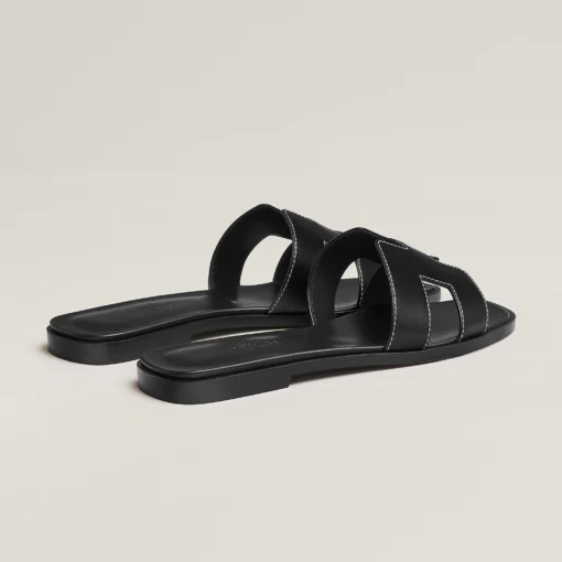 HERMES ORAN SANDAL (BLACK) - Image 3