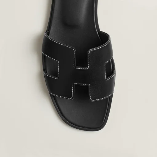 HERMES ORAN SANDAL (BLACK) - Image 2