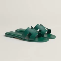 HERMES ORAN SANDAL (VERT VIRIDE)