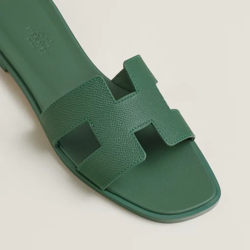 HERMES ORAN SANDAL (VERT LIERRE) - Image 4